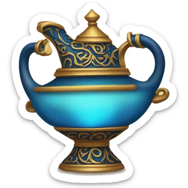 Aladdin lamp sticker
