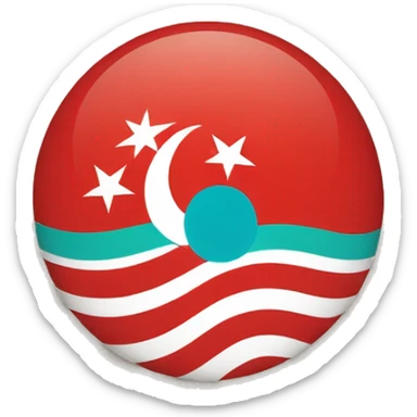 Organisations of Turkic States Flag sticker