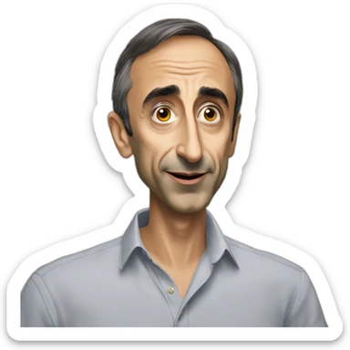 Éric zemmour saying "ohhhhh" sticker