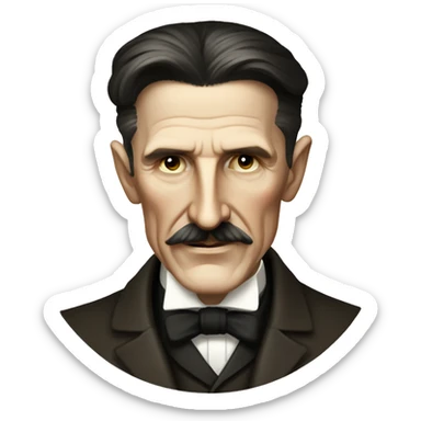 Nikola Tesla sticker