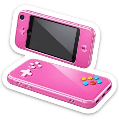 i need gaming classick iphone  pink pack literally for girls soft png 3d illustrations sticker