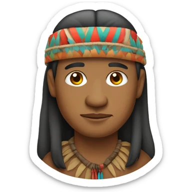 indigenous tribe leader sticker