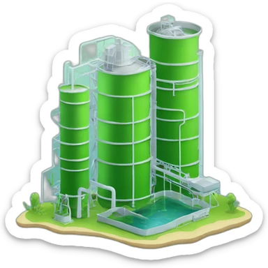 ecological-factory-of-algae sticker