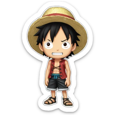 luffy nika gear 5 sticker