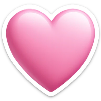 Pink heart  sticker