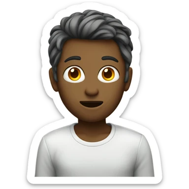 eat an apple sticker