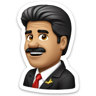 Nicolás Maduro llorando sticker