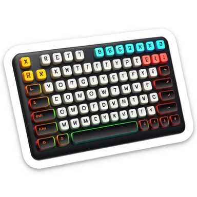 RGB keyboard sticker