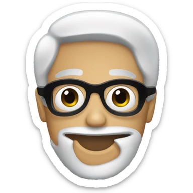 persona con mascara sticker