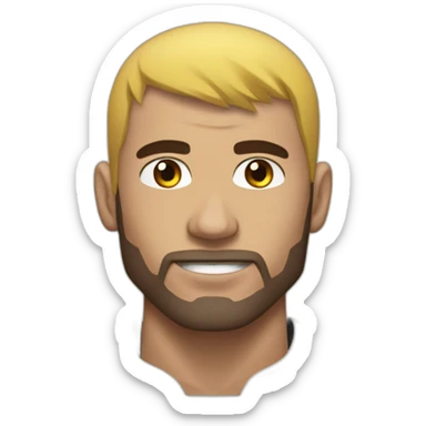 Mickael lebout mma fighter  sticker