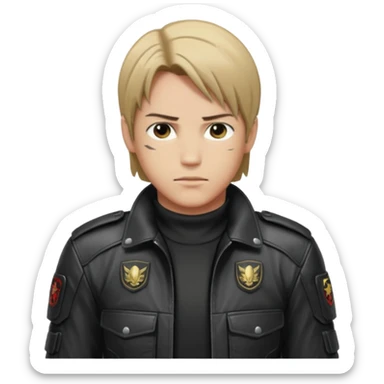 Resident evil leon Kennedy game 4 sticker