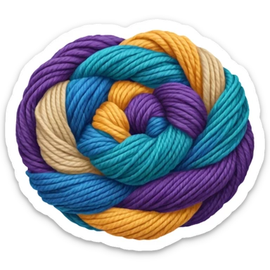Yarn sticker