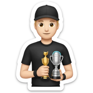 Emoji termo marca o tipo stanley minimalista no caras sticker