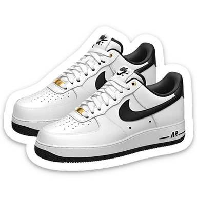 Nike air force 1 White shoes sticker