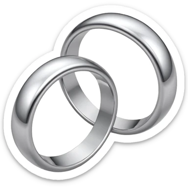 wedding ringsilver rings sticker