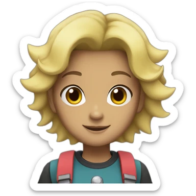 French pokemon trainer sticker