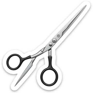  hairdressing scissors sticker