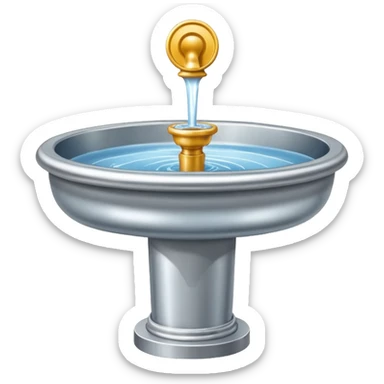 public drinking fountain sticker