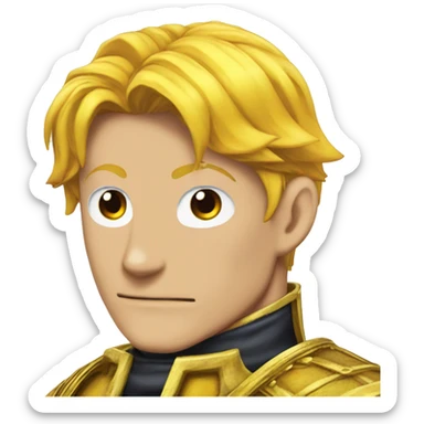 Símbolo de escanor del león del orgullo  sticker