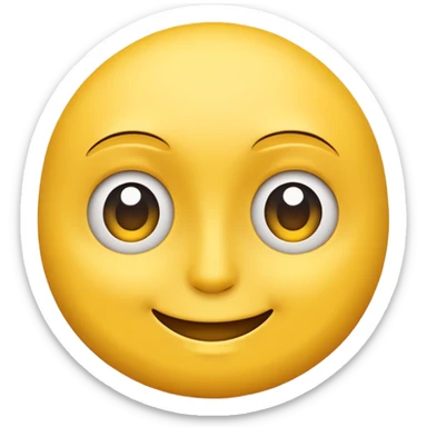 smug face emoji sticker