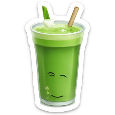 Matcha drink sticker