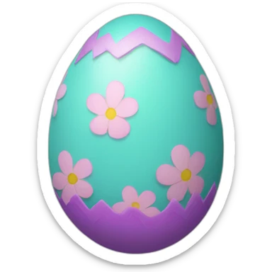 easter egg sticker