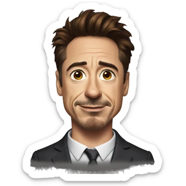 robert downey jr sticker
