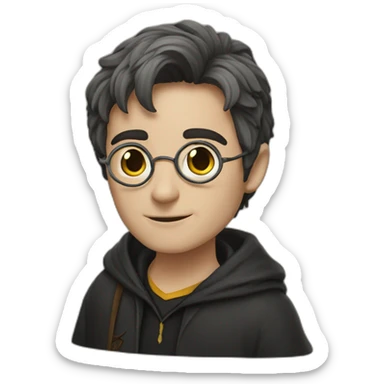 Harry Potter with a cicatrice sticker