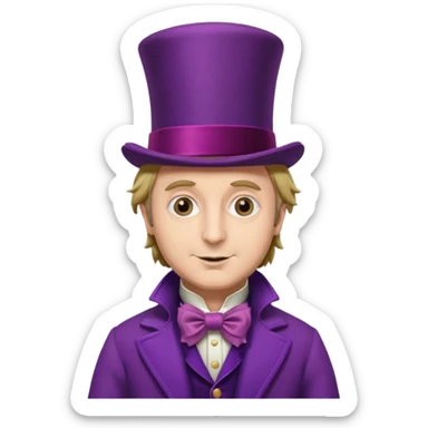 Willy wonka sticker
