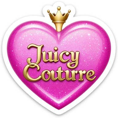 Juicy couture logo sticker