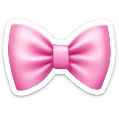 Pink bow  sticker