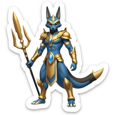 Lucario-Anubis full body sticker