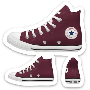 converse bordeau sticker