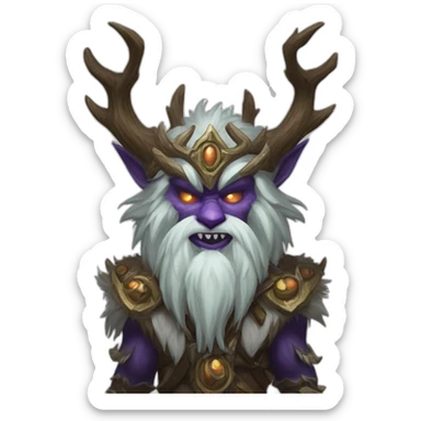 moonkin druid World of Warcraft laugh sticker