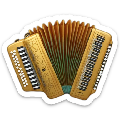 acordeon sticker