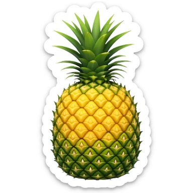 upside down pineapple sticker