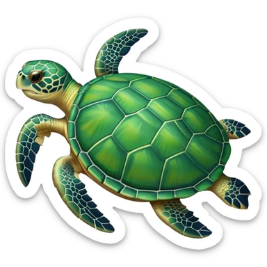 Turtle sticker