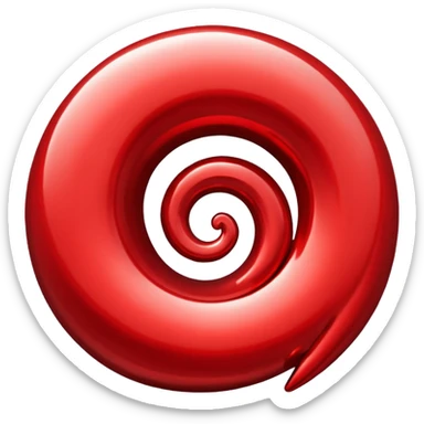 Ciclo o esprilar rojo sticker