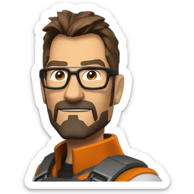 gordon-freeman-half-life-2 sticker