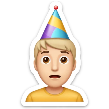 Nervous celebrate sticker