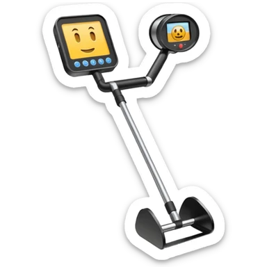 security mall metal detector  sticker