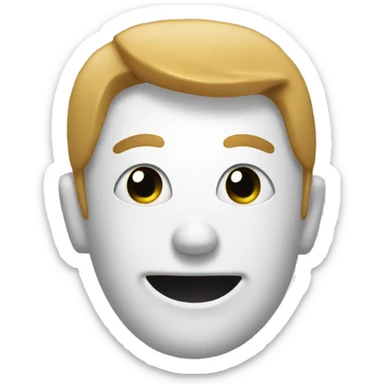 a toilet with a face appearing sticker