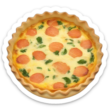 Quiche saumon epinard sticker