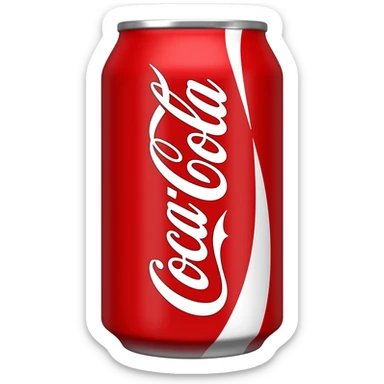 A cola can sticker