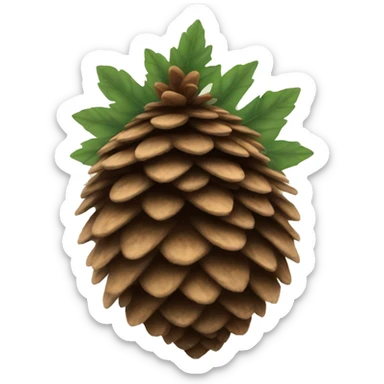 pinecone sticker