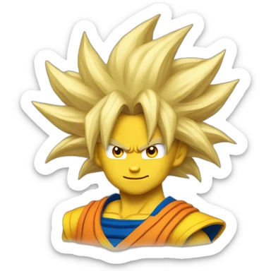 Super saiyan 3 sticker