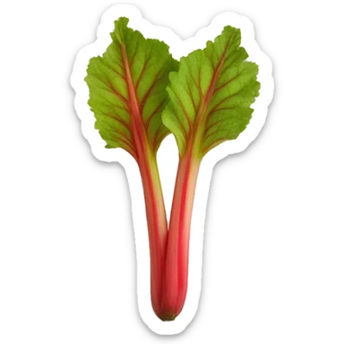rhubarb sticker