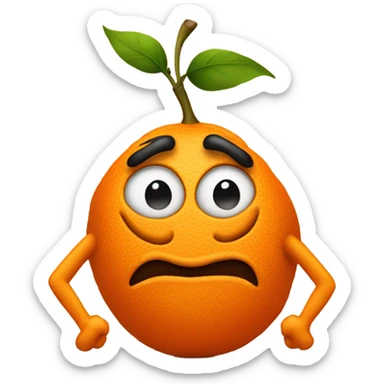 Annoying irange sticker