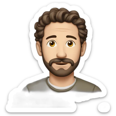 Shia-la-beouf sticker