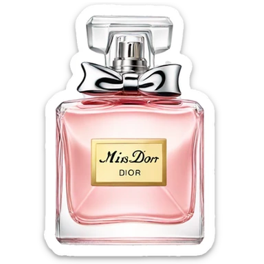 Miss dior perfume sticker